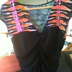 Sofia Vergara Ruched Shirt